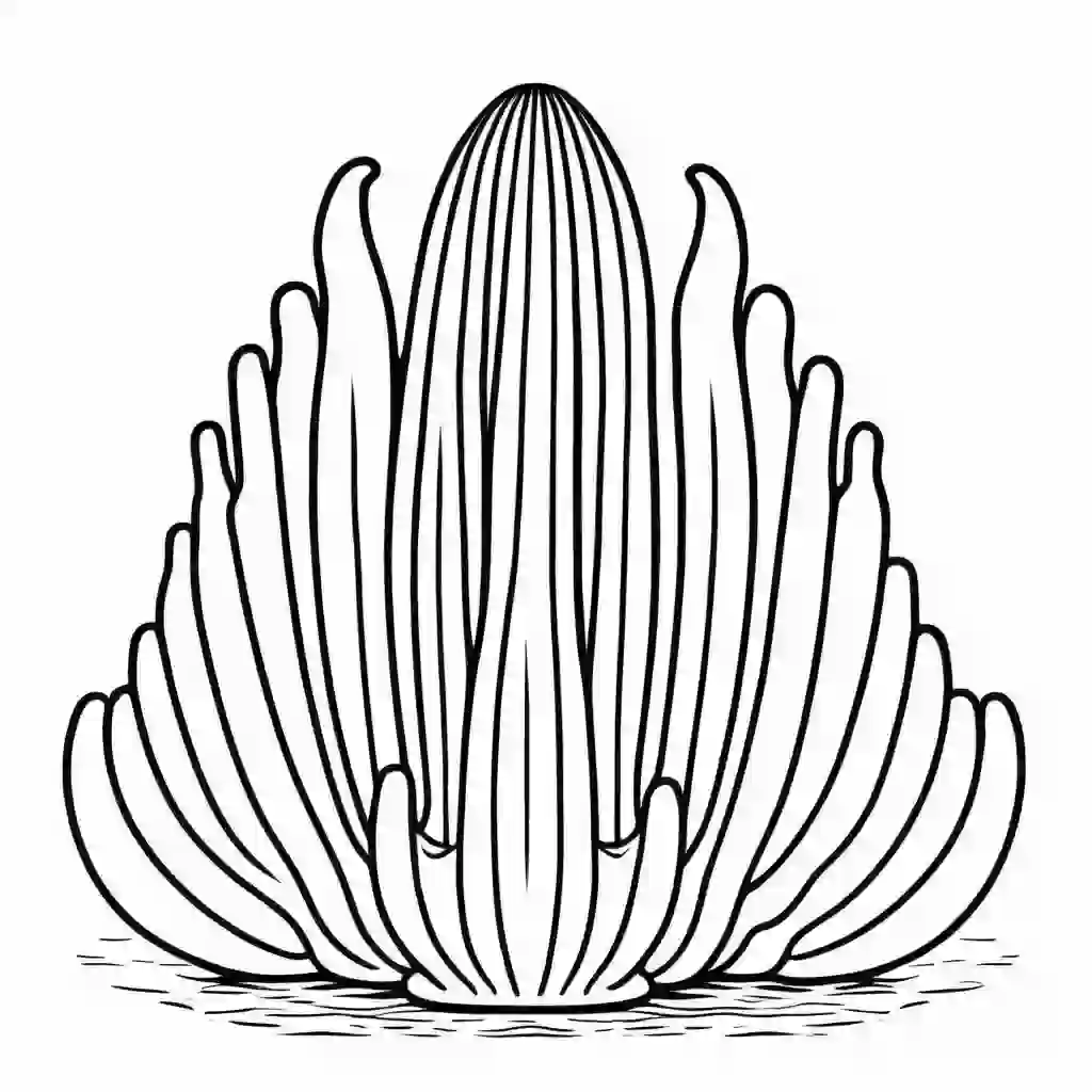 Sea cucumber coloring pages